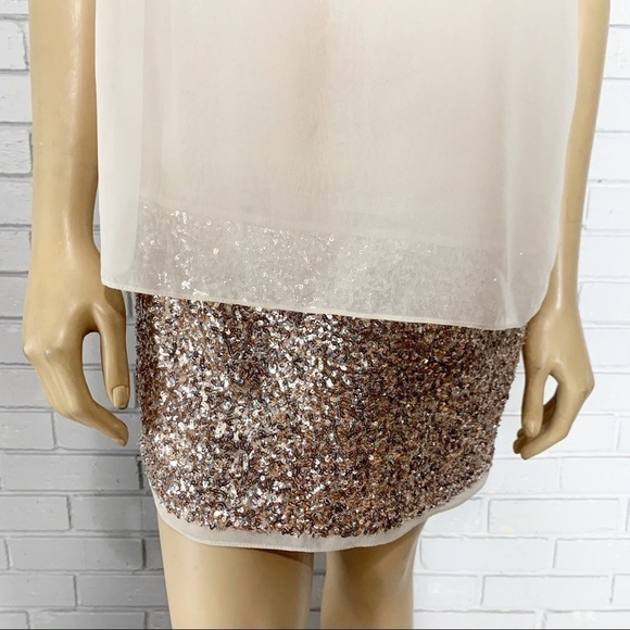 Aidan By Aidan Mattox Sequin One Shoulder Dress - Picture 3 of 16